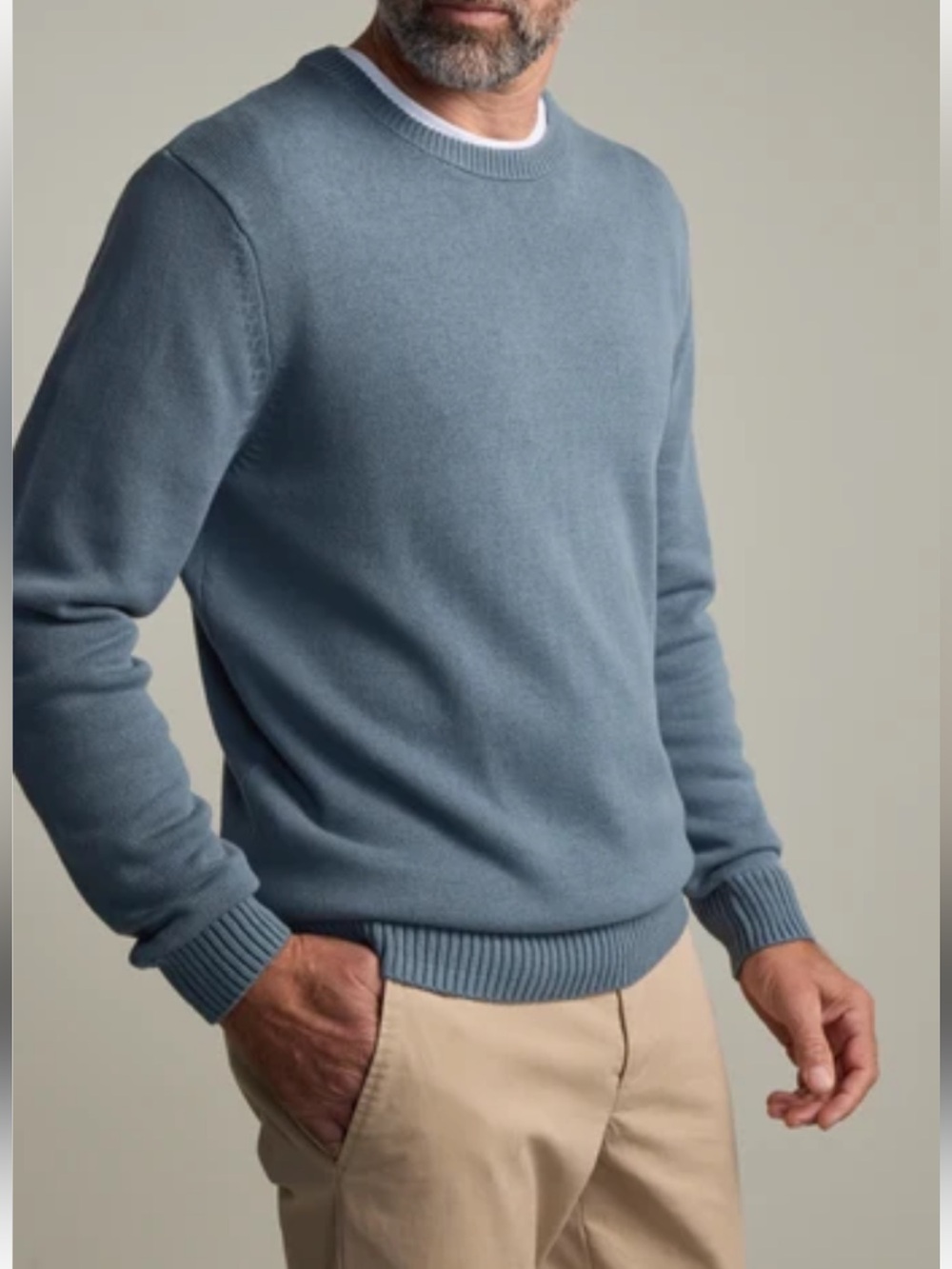 Reiss Men's Wool Alpaca Crewneck Sweater  Academia office wear Timeless XL